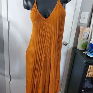 Orange zara dress